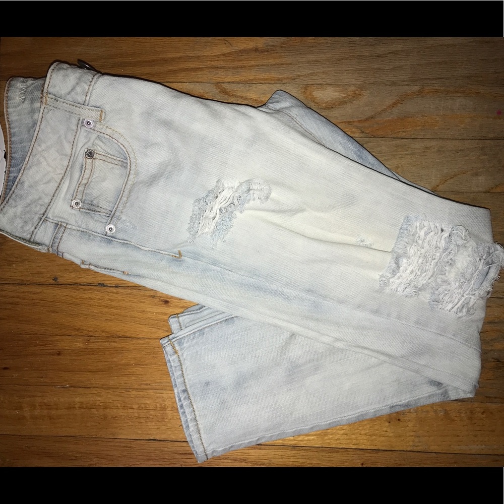 Boyfriend crop jeans